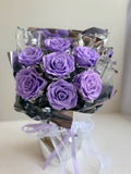 Galaxy 7 Rose Preserved Flower Bouquet - Flowers - Galaxy - purple - Preserved Flowers & Fresh Flower Florist Gift Store