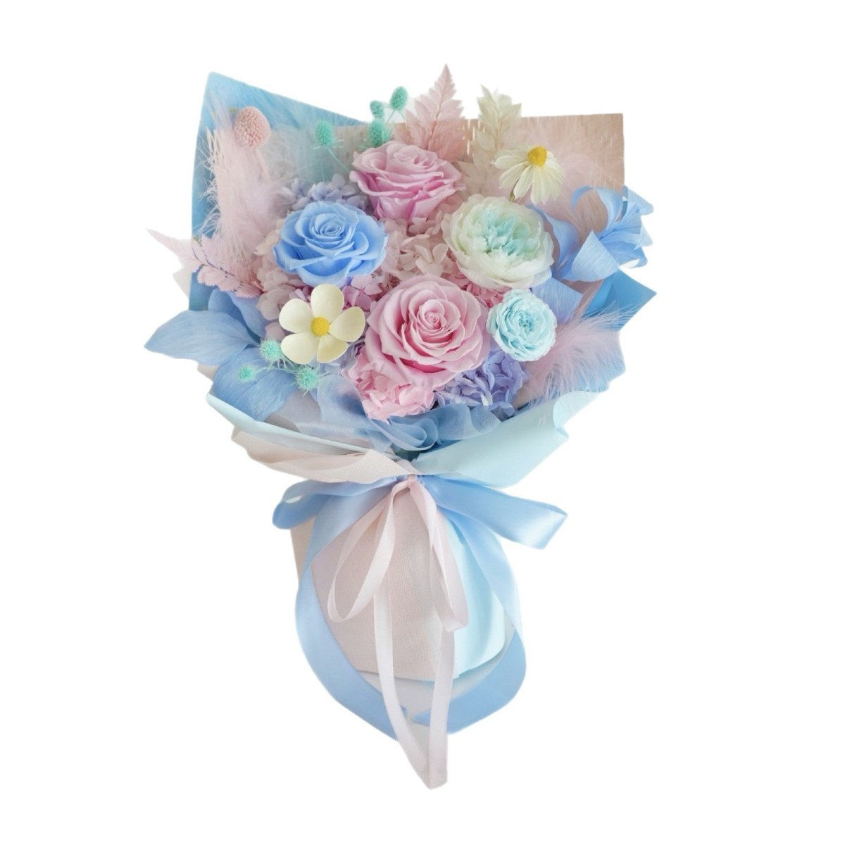 Ethereal Dreams - Pastel Preserved Flower Bouquet - Flowers - box - Preserved Flowers & Fresh Flower Florist Gift Store