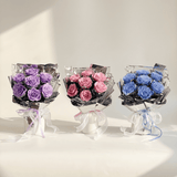 Galaxy 7 Rose Preserved Flower Bouquet - Flowers - Galaxy - Pink - Preserved Flowers & Fresh Flower Florist Gift Store