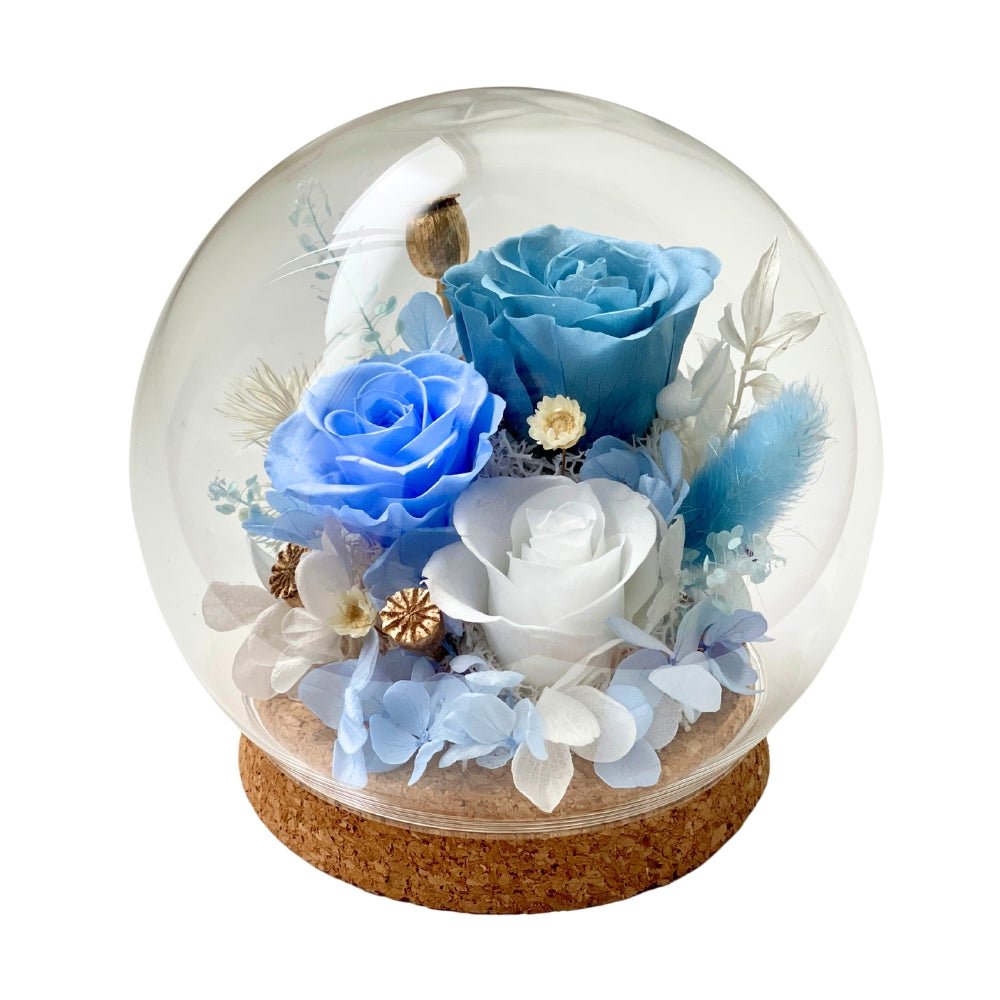 Gouka Blue Blowball - Flower - Preserved Flowers & Fresh Flower Florist Gift Store