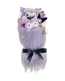 Kuromi in a Faux Fur - Fluffy Soft Toy Bouquet - Flowers - Preserved Flowers & Fresh Flower Florist Gift Store