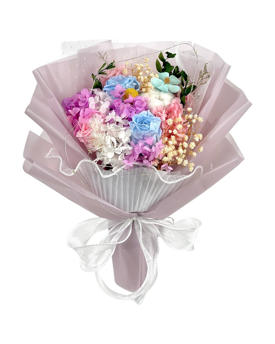 Purple Sweet Hue (with lights) - Flowers - Preserved Flowers & Fresh Flower Florist Gift Store