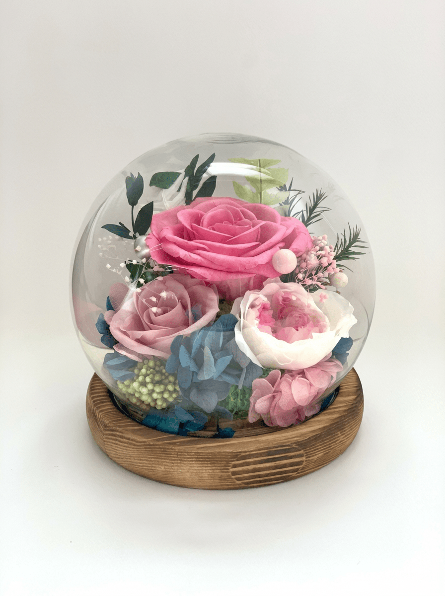 Rose Blowball - Pink - Flowers - Preserved Flowers & Fresh Flower Florist Gift Store
