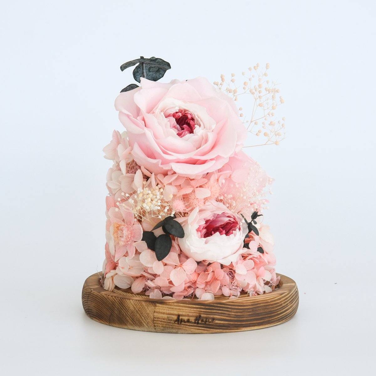 Aurora Flower Dome - Flower - Pink - Preserved Flowers & Fresh Flower Florist Gift Store