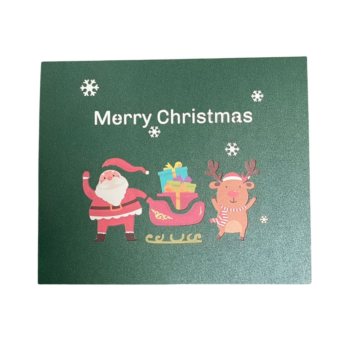 Christmas 3D Pop Up Card Add Ons Flower Delivery Singapore