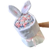 Bunny Hop - Soap Flower Bouquet - Aurora / White