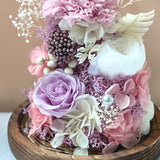 Carnation Bell Dome - Purple Diamonds (with gift box) - Flower - Preserved Flowers & Fresh Flower Florist Gift Store