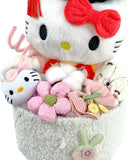 Graduation Fluffy Soft Toy Knit Bouquet - Flowers - Hello Kitty - Preserved Flowers & Fresh Flower Florist Gift Store