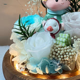 Little Prince, Blow Ball - Blue - Flower - Preserved Flowers & Fresh Flower Florist Gift Store